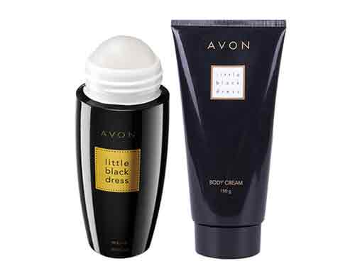 雅芳小黑裙走珠香体露