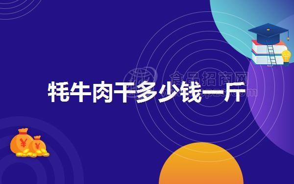 牦牛肉干多少钱一斤