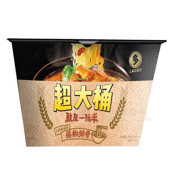 金紫阳超大桶方便面藤椒排骨面 金紫阳超大桶方便面藤椒排骨面