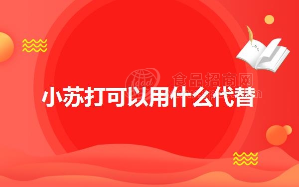 小苏打可以用什么代替