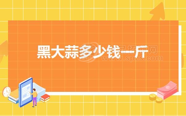 黑大蒜多少钱一斤