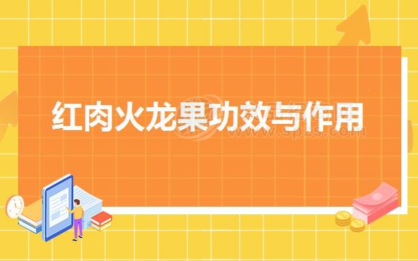 红肉火龙果功效与作用