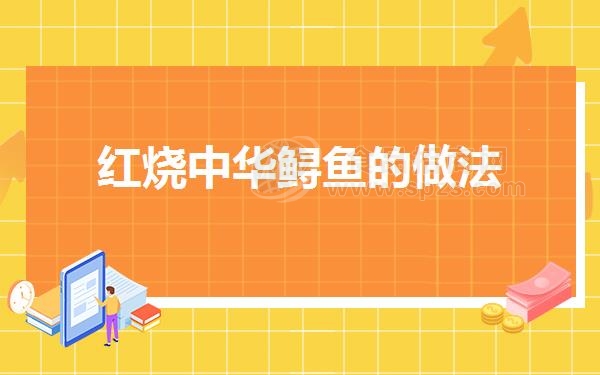红烧中华鲟鱼的做法