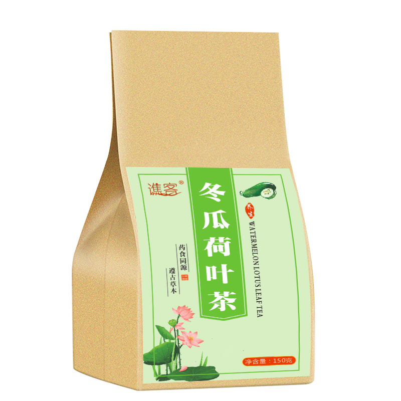 谯客 冬瓜荷叶茶150g玫瑰花草茶袋泡茶厂家批发